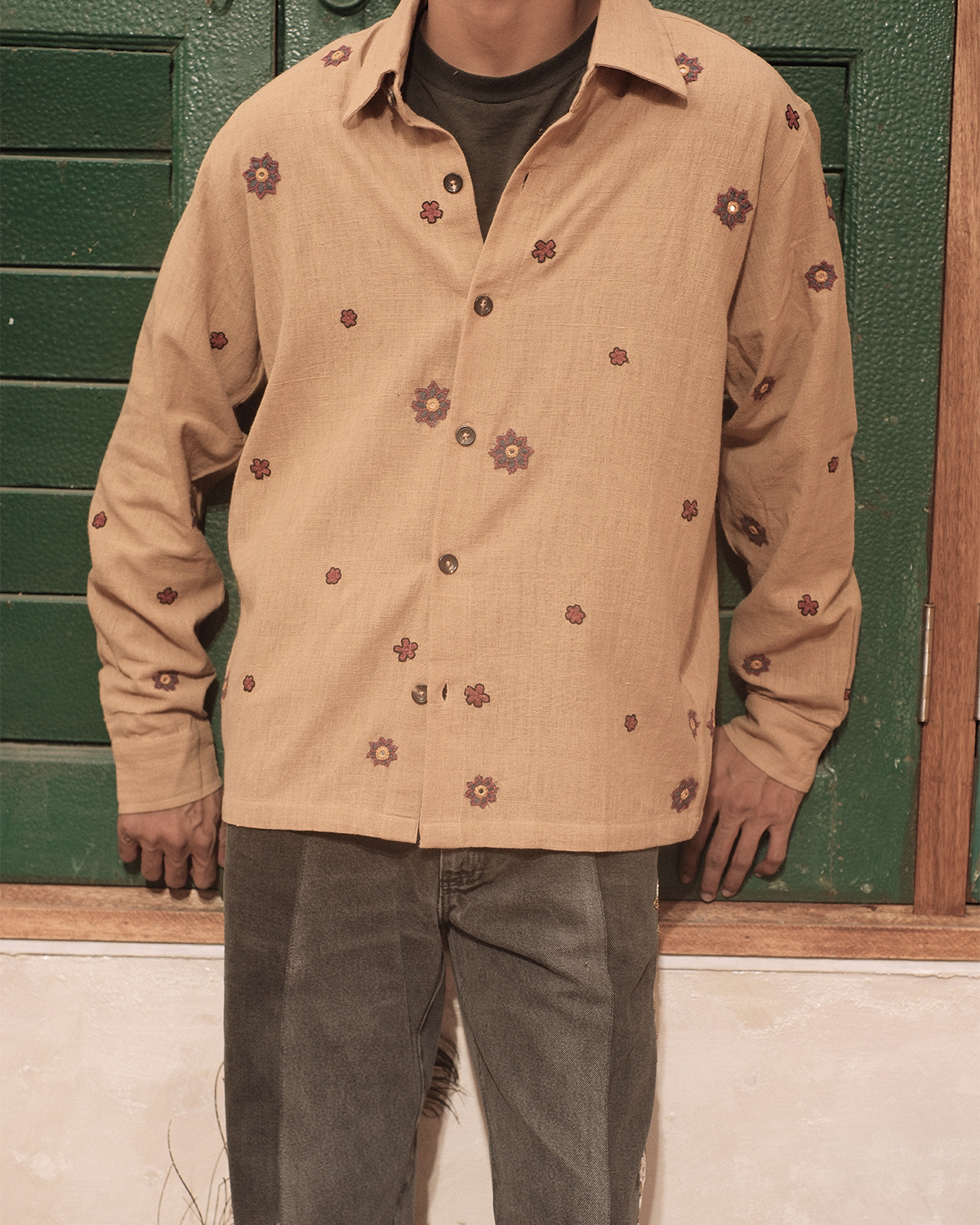 RABARI APPLIQUE BOX SHIRT