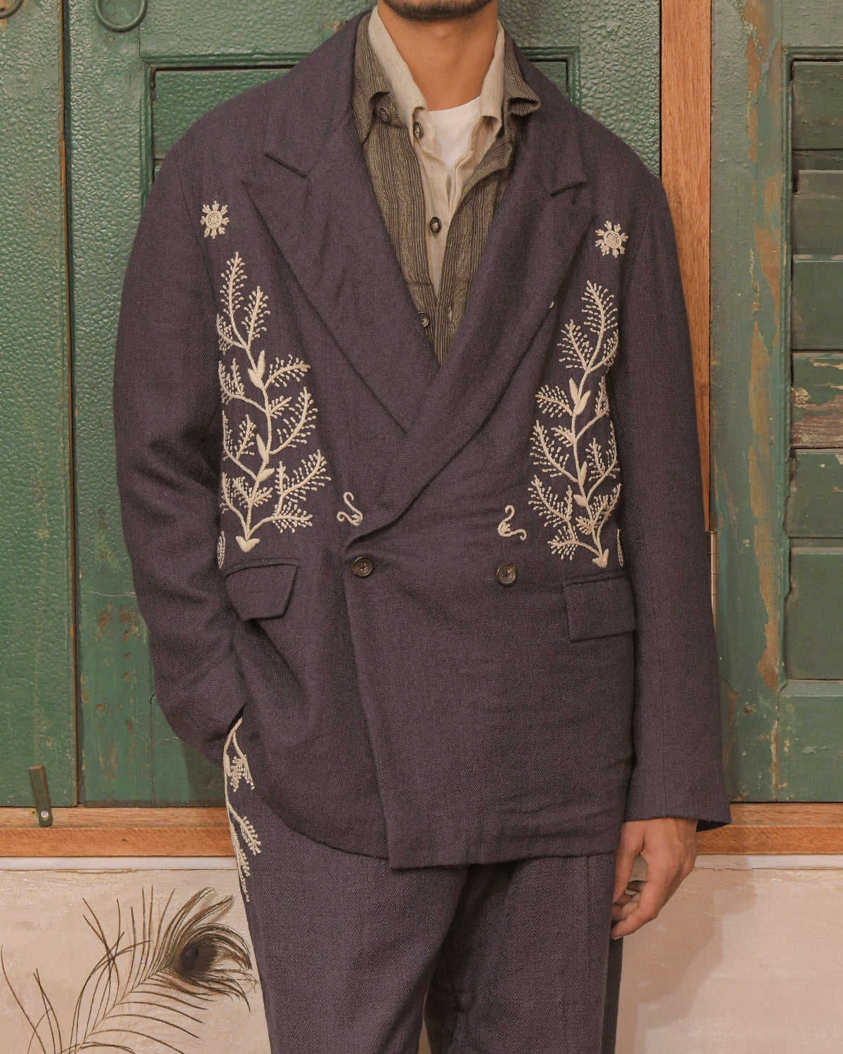 DOUBLE BREASTED BLAZER