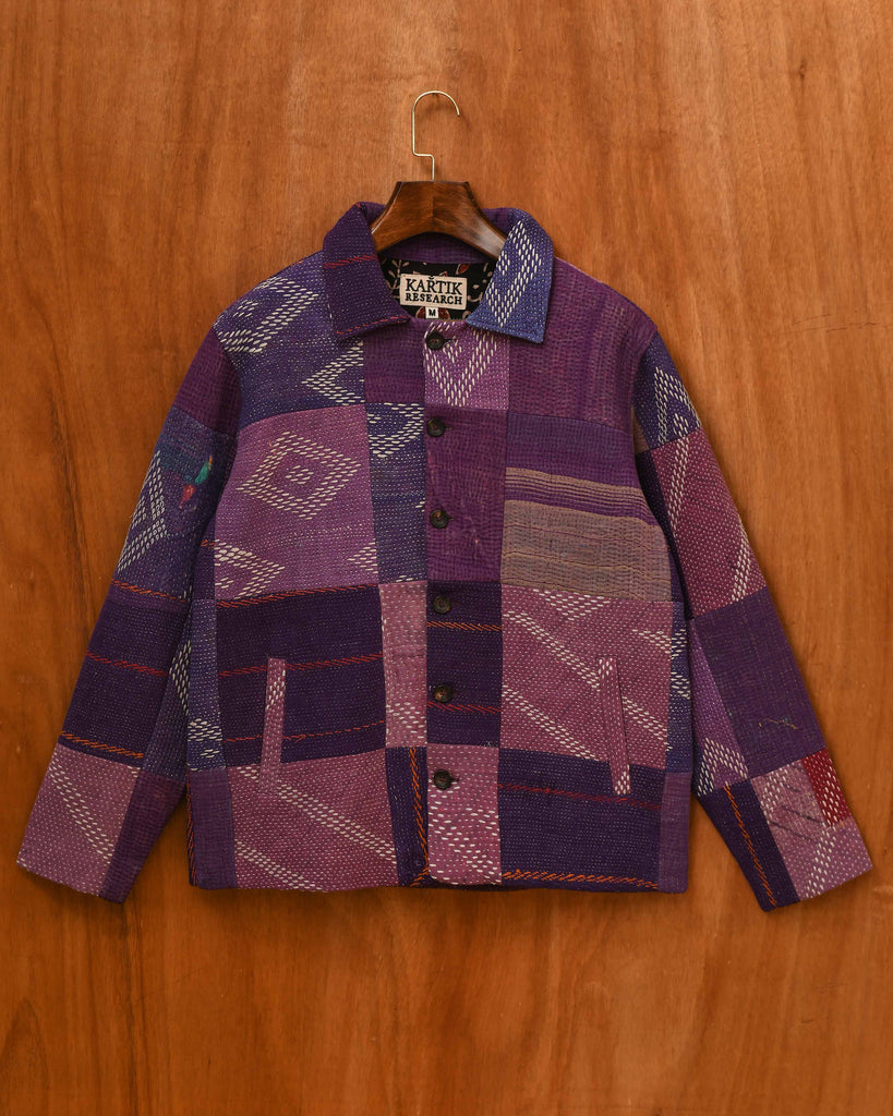 VINTAGE KANTHA PATCHWORK JACKET
