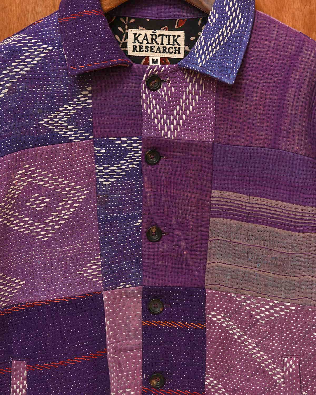 VINTAGE KANTHA PATCHWORK JACKET