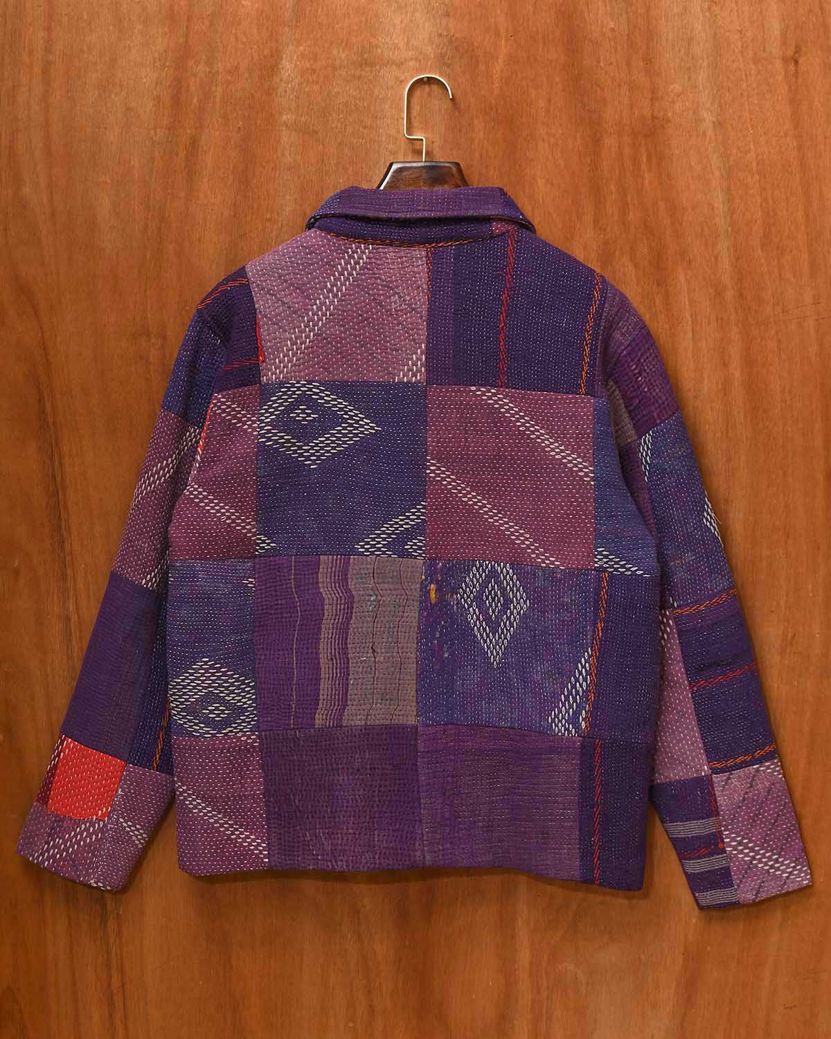 VINTAGE KANTHA PATCHWORK JACKET