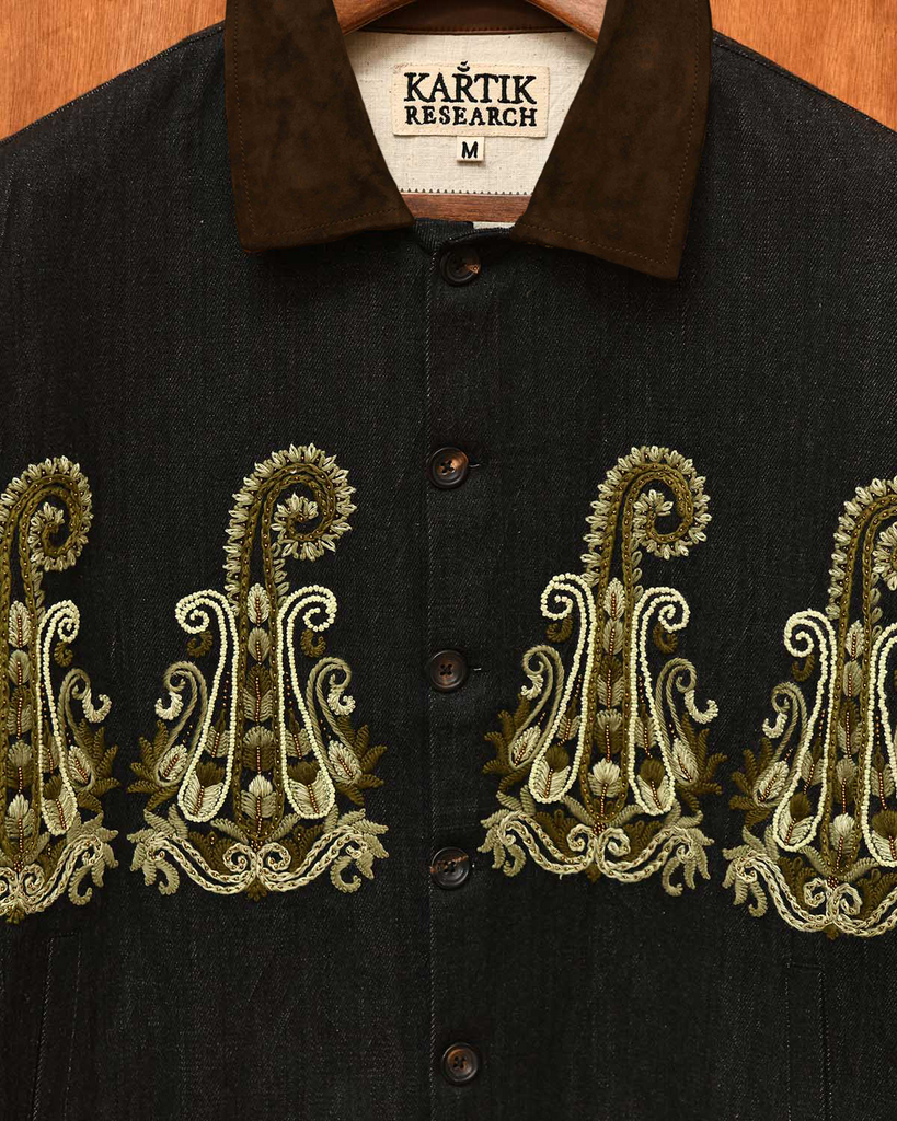 SUEDE COLLAR JACKET