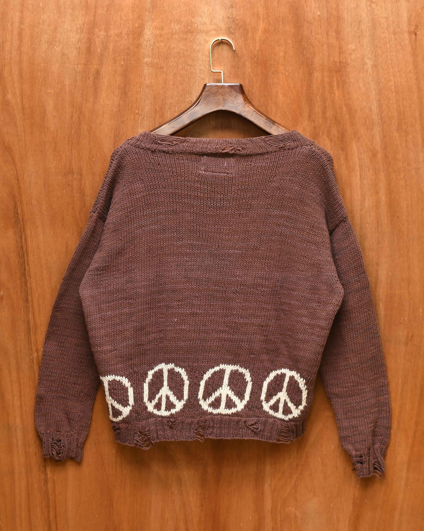 PEACE CARDIGAN (PURPLE)