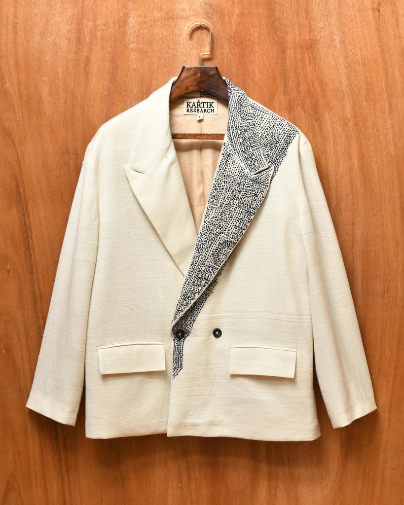 DOUBLE BREASTED WOOL BLAZER