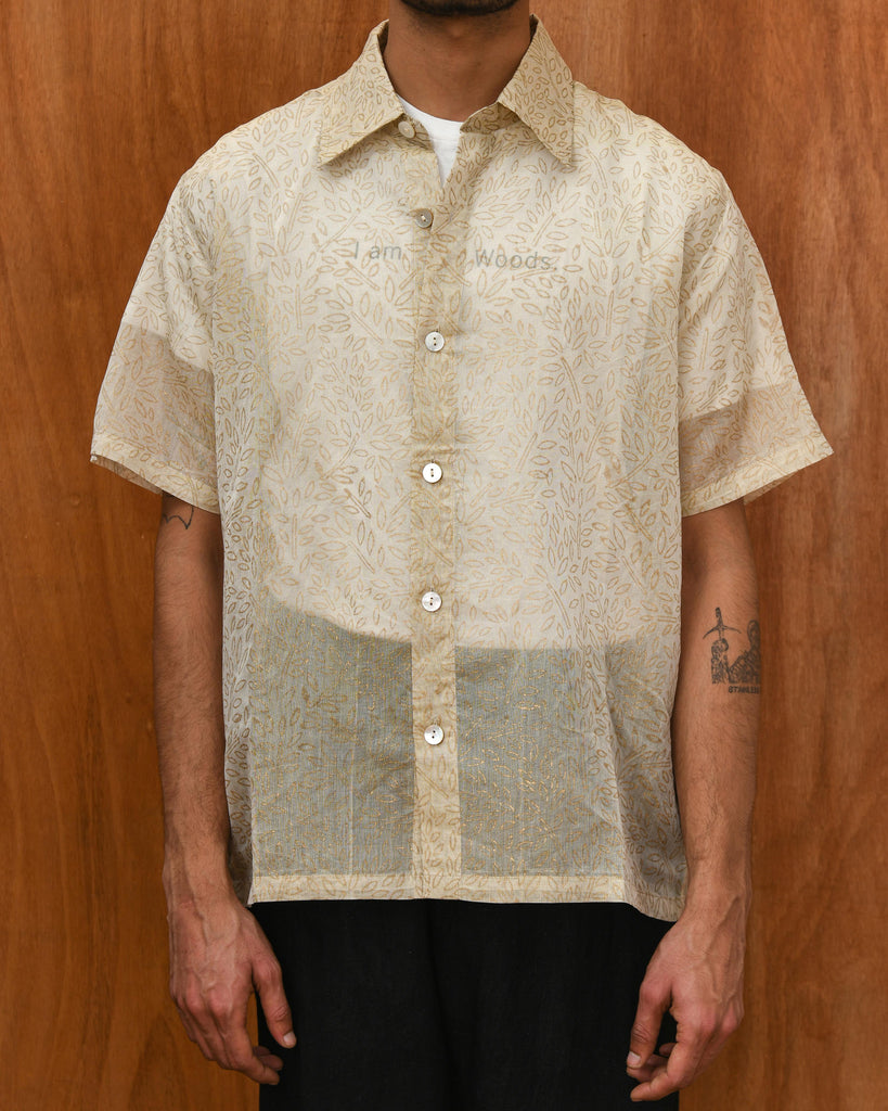 BLOCKPRINT SILK SHIRT