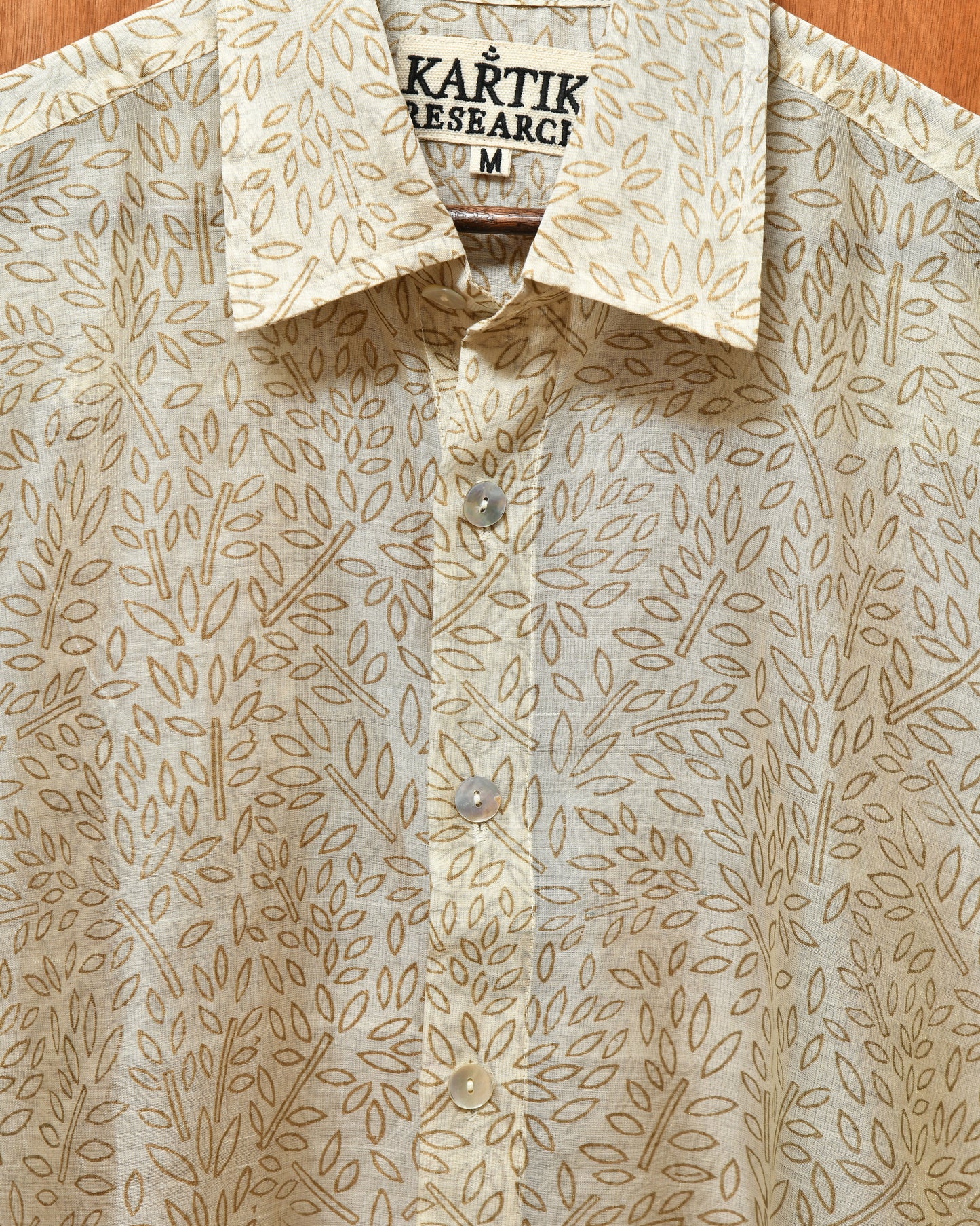 BLOCKPRINT SILK SHIRT