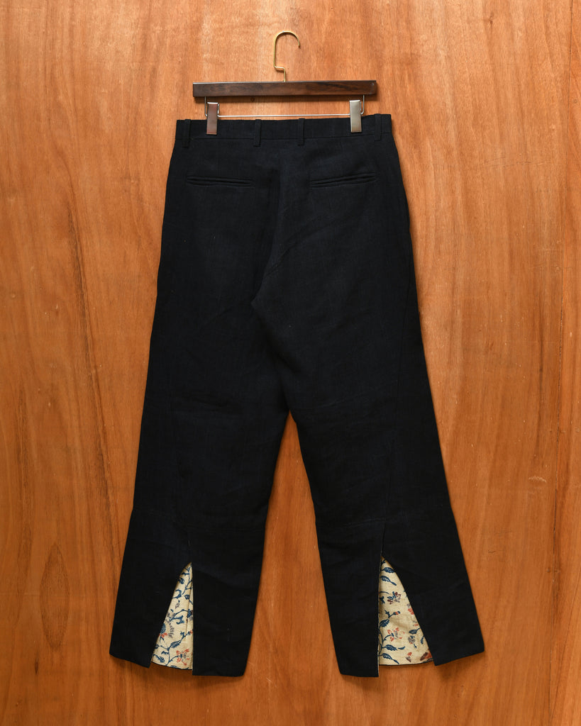 SIDE PLEAT TROUSER