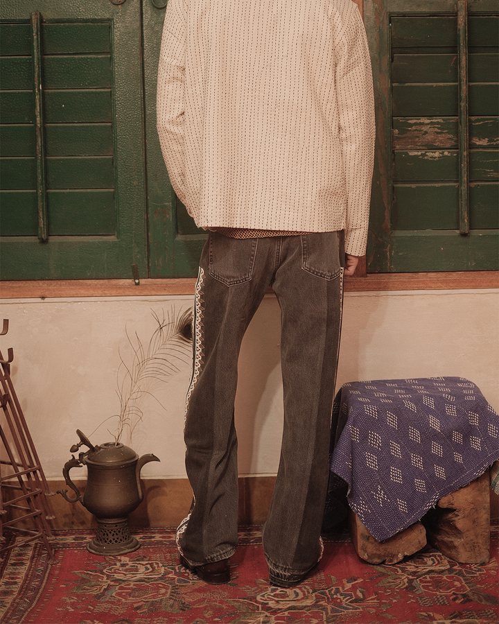 KANTHA CROPPED JACKET