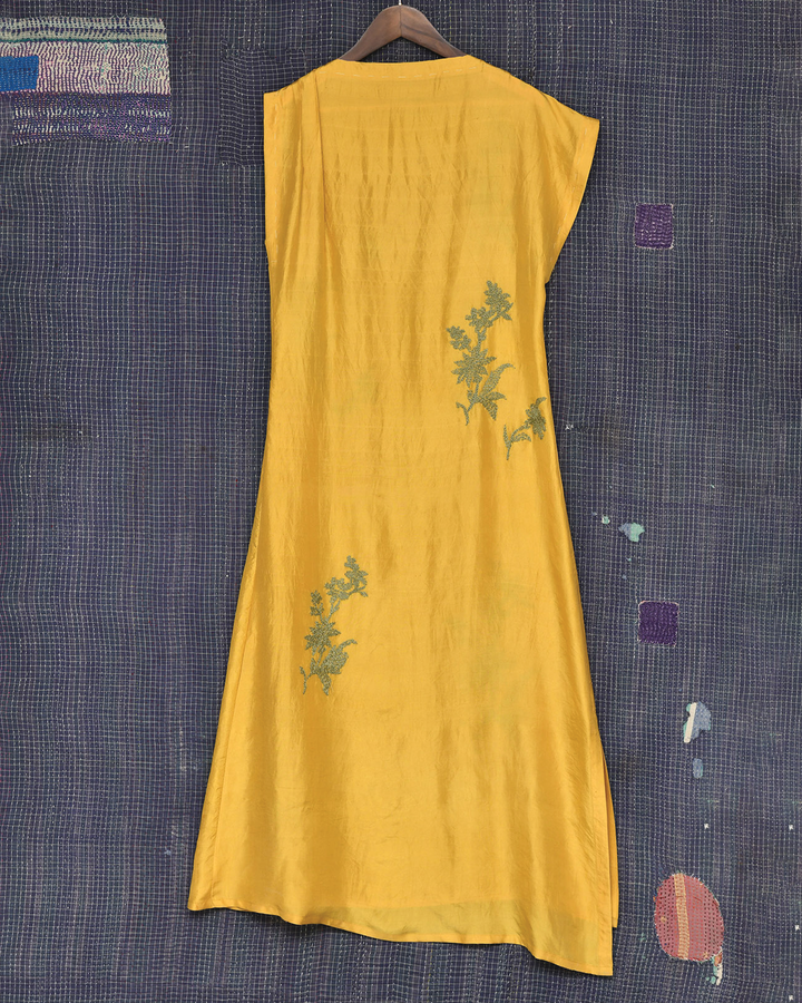 KANTHA SILK DRESS
