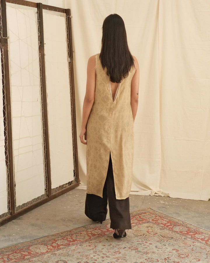 BLOCK PRINTED SLIP DRESS