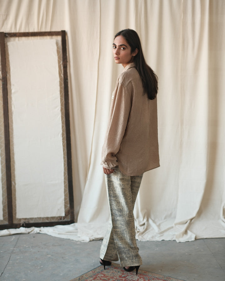 Beaded Yoke Shirt