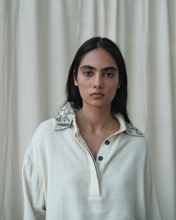 Chintz Collar Polo