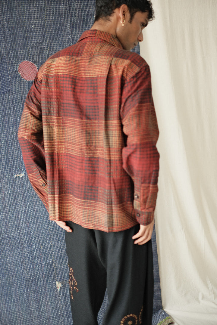 BLOCKPRINT SILK SHIRT