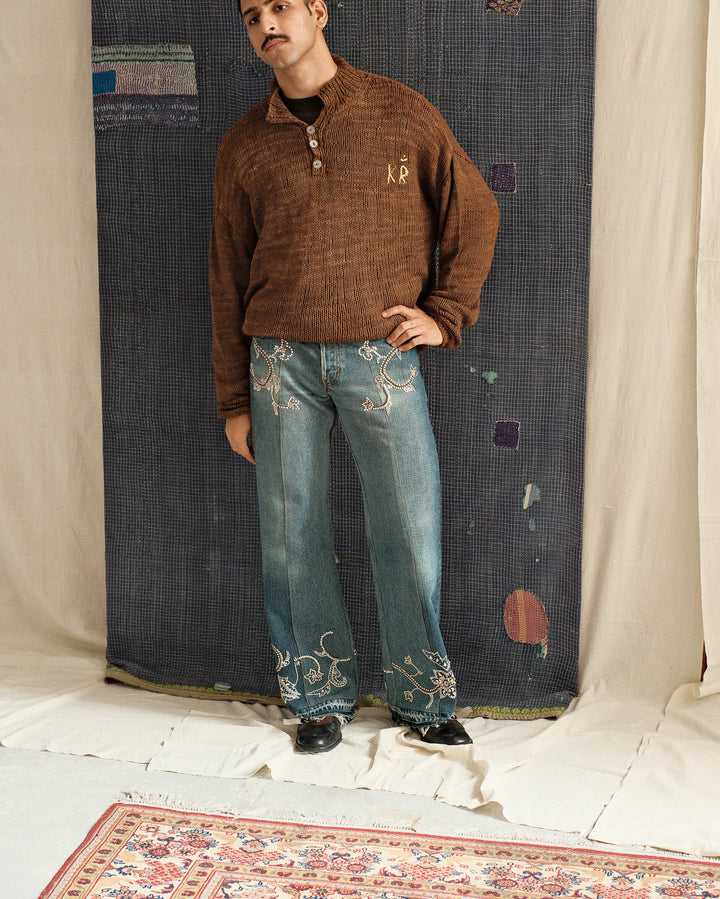 ERI SILK KNIT POLO