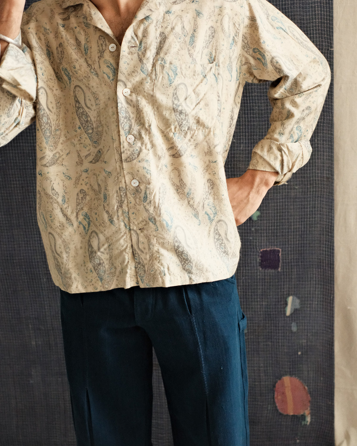 BLOCK PRINT SHIRT