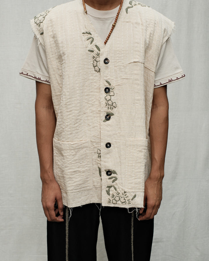 ECRU KANTHA VEST