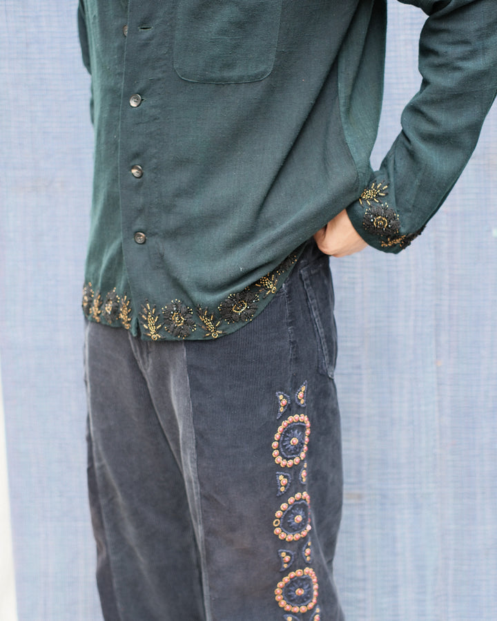 ZARDOZI HEM SHIRT