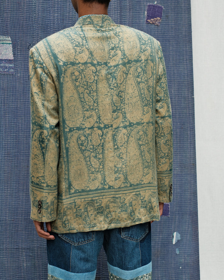 PAISLEY BLOCKPRINT BLAZER