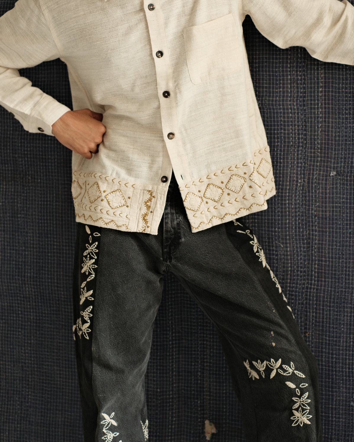 HAND QUILTED SHIRT