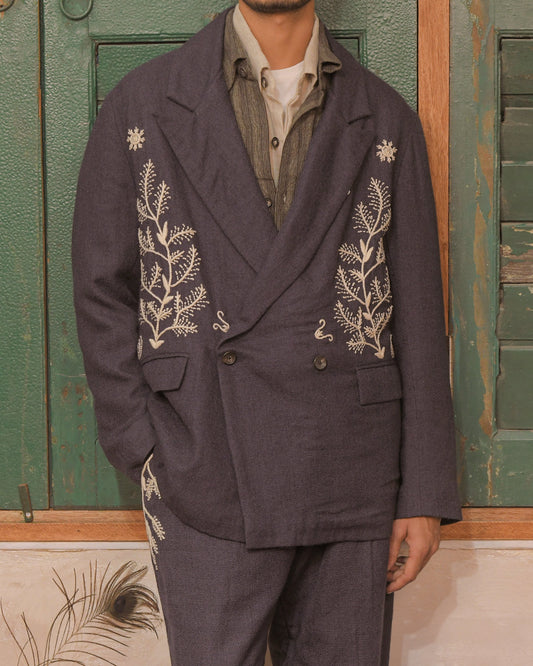 DOUBLE BREASTED BLAZER