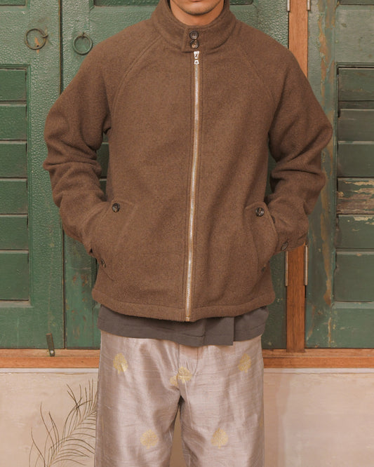 MERINO HARRINGTON JACKET