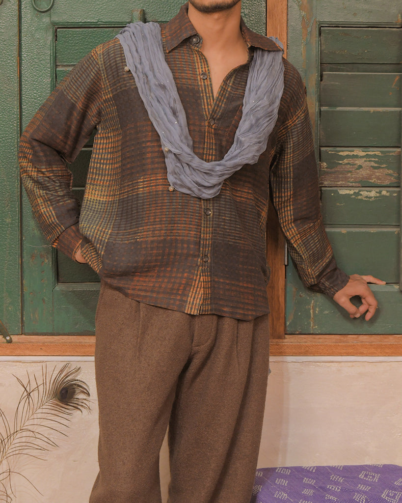 BLOCK PRINTED BOX SHIRT