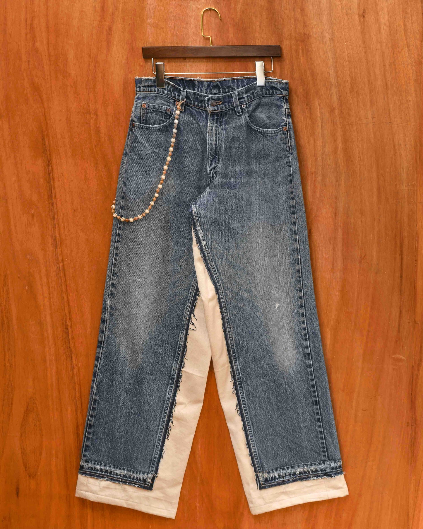 UPCYCELD DENIM TROUSER