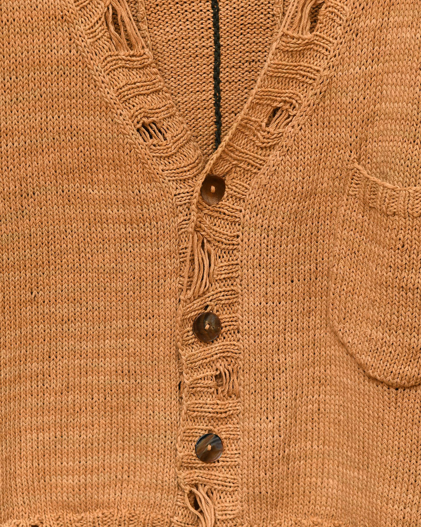 DISTRESSED CARDIGAN