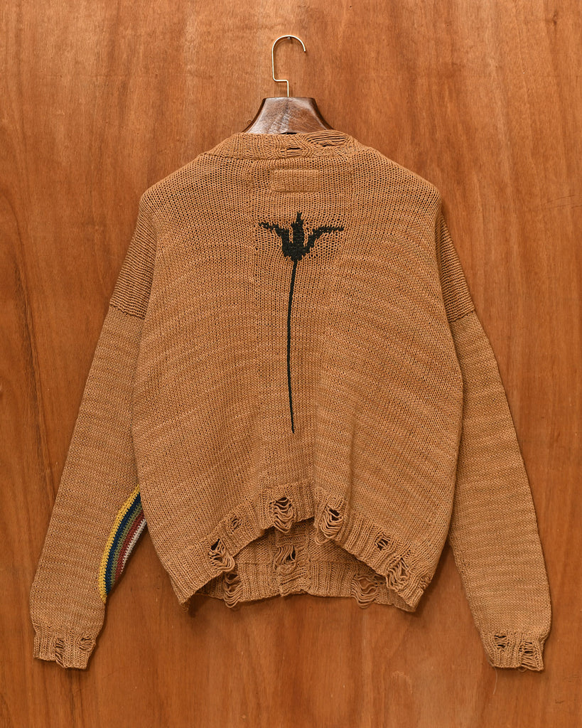DISTRESSED CARDIGAN