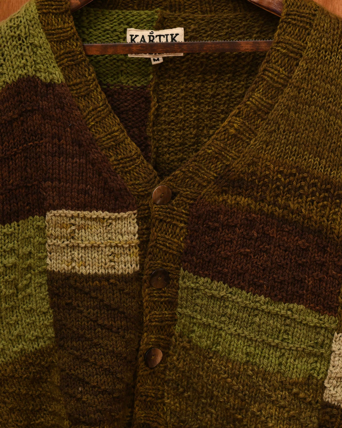 PATCHWORK CARDIGAN