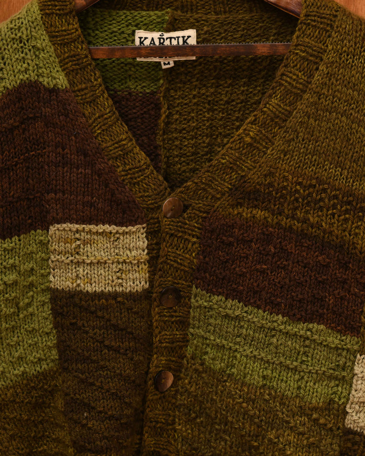 PATCHWORK CARDIGAN