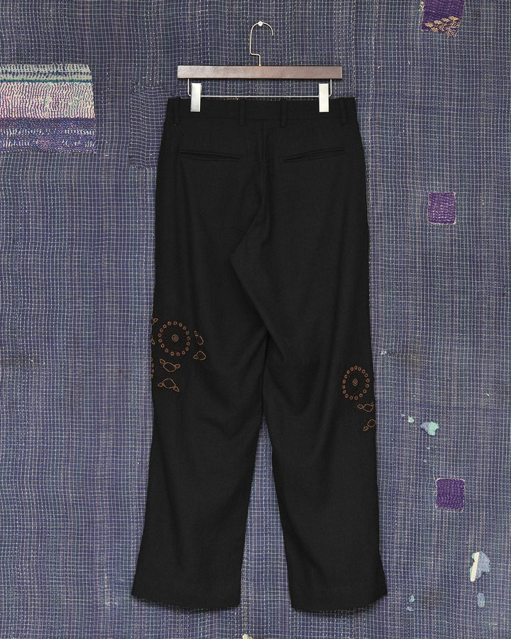 SIDE PLEAT KNOT TROUSER