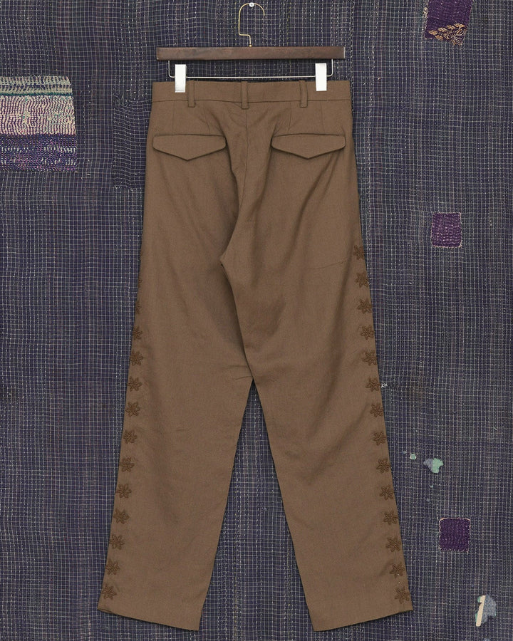 KNOT DOUBLE PLEAT TROUSER