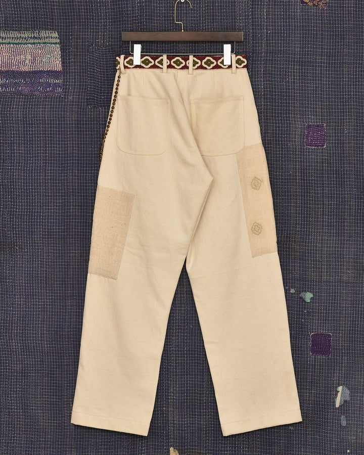 PATCHWORK DENIM TROUSER