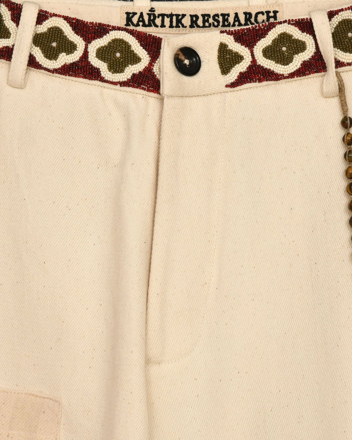 PATCHWORK DENIM TROUSER