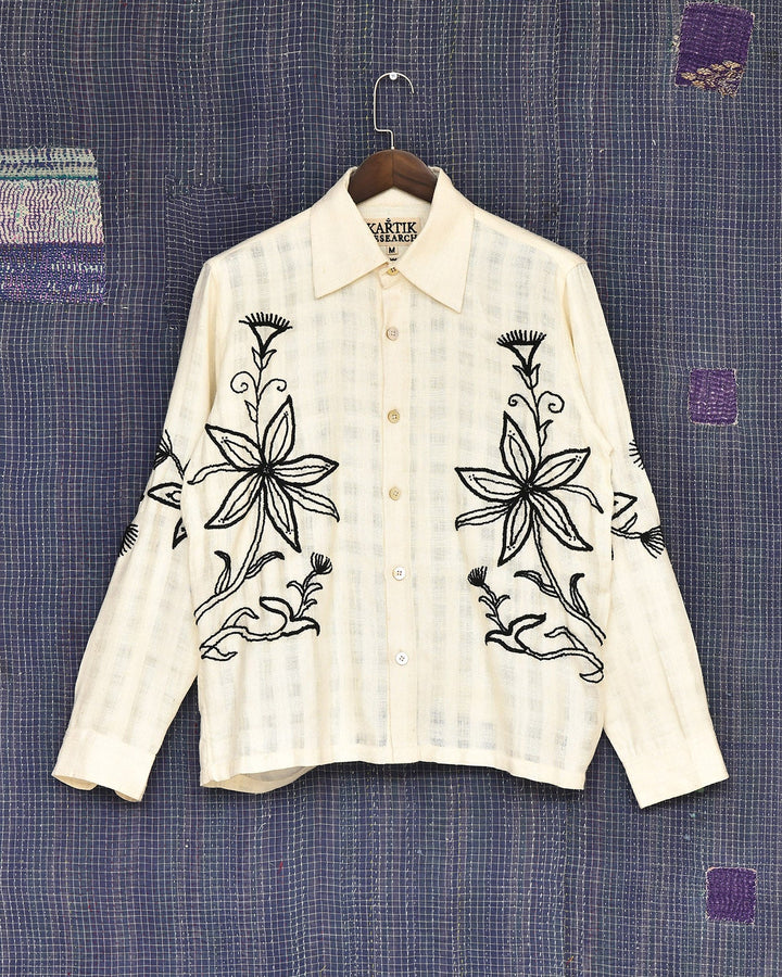 HAND EMBROIDERED KNOT SHIRT