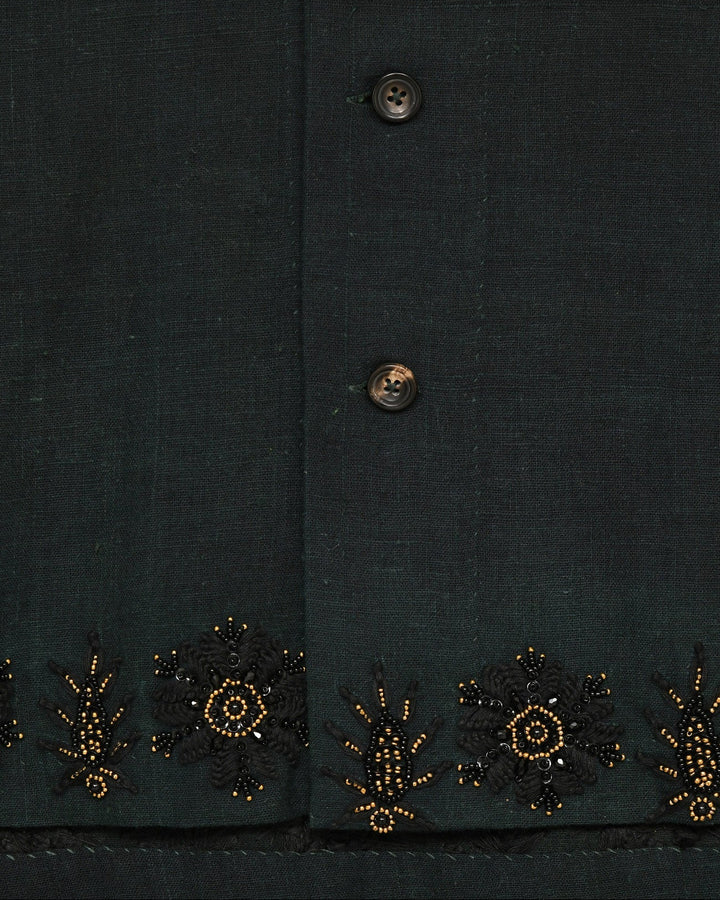 ZARDOZI HEM SHIRT