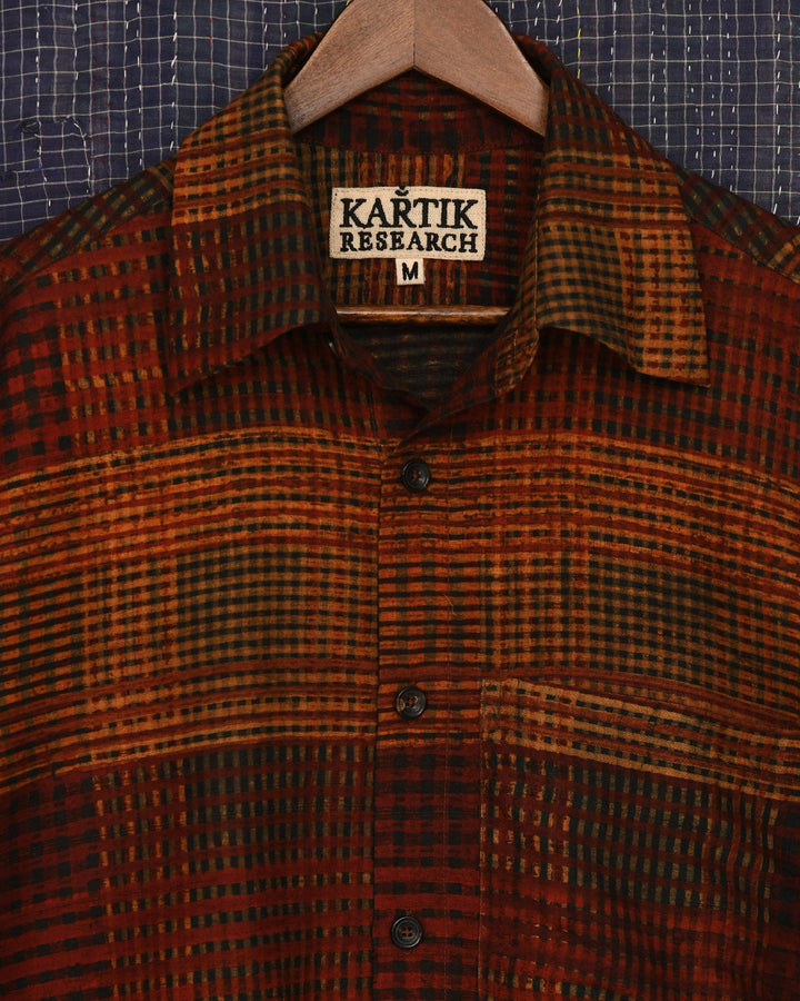 BLOCKPRINT SILK SHIRT