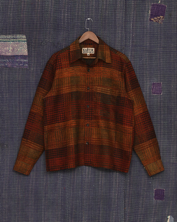 BLOCKPRINT SILK SHIRT