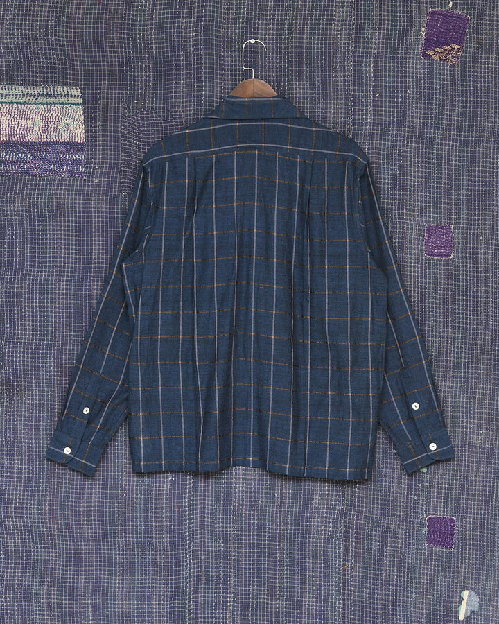 INDIGO CHECK SHIRT