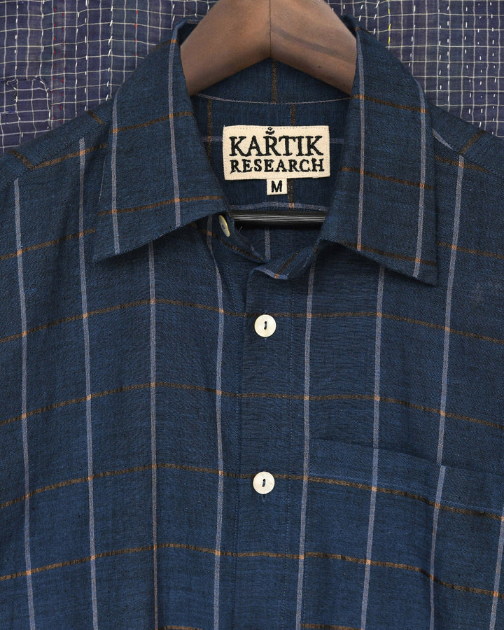 INDIGO CHECK SHIRT