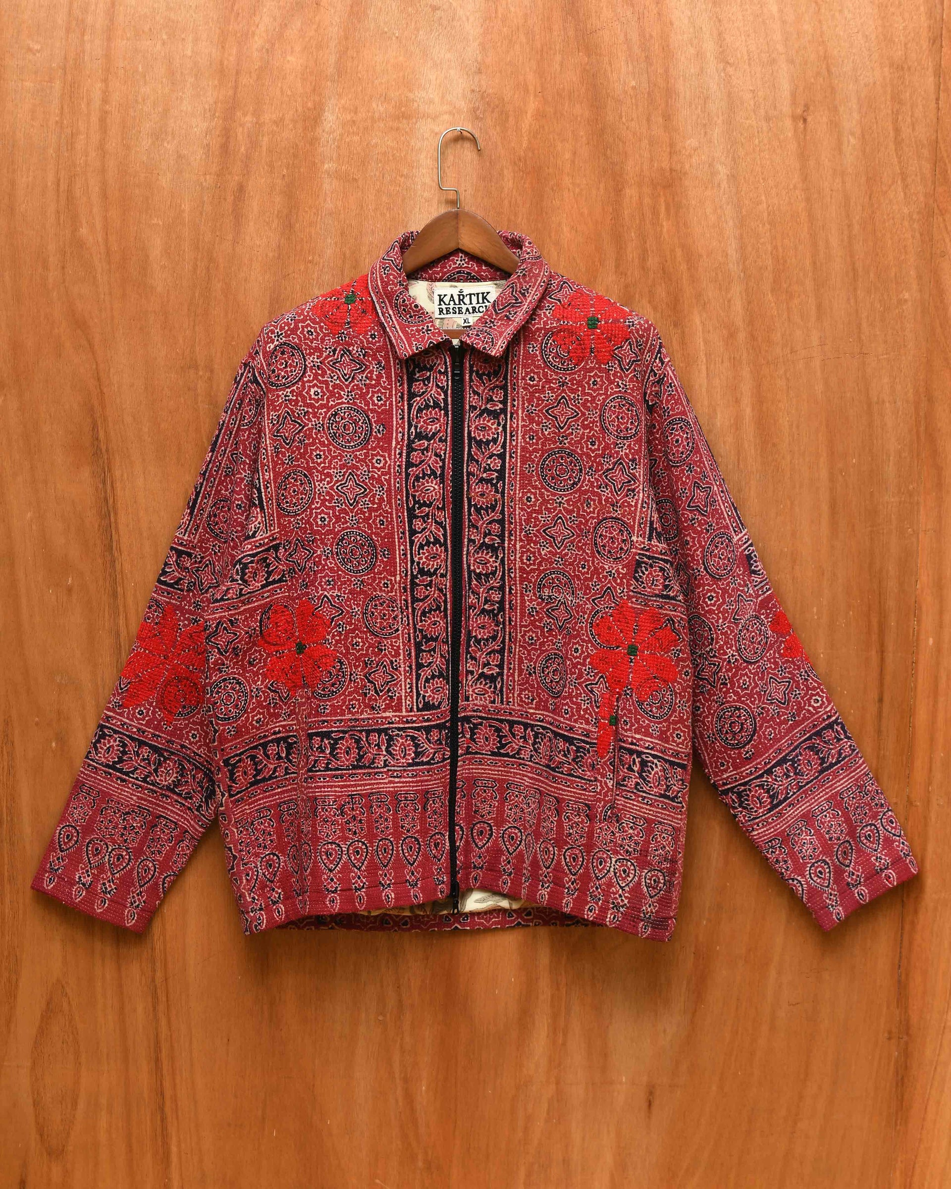 kartik research KANTHA WORK VEST サイズXL Kantha Vest