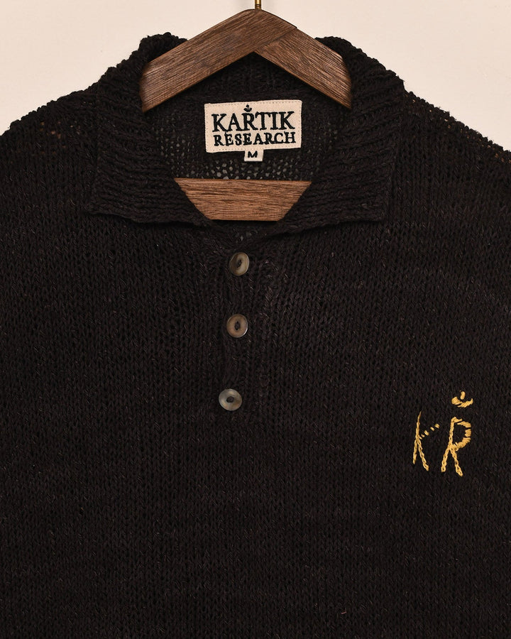 ERI SILK KNIT POLO