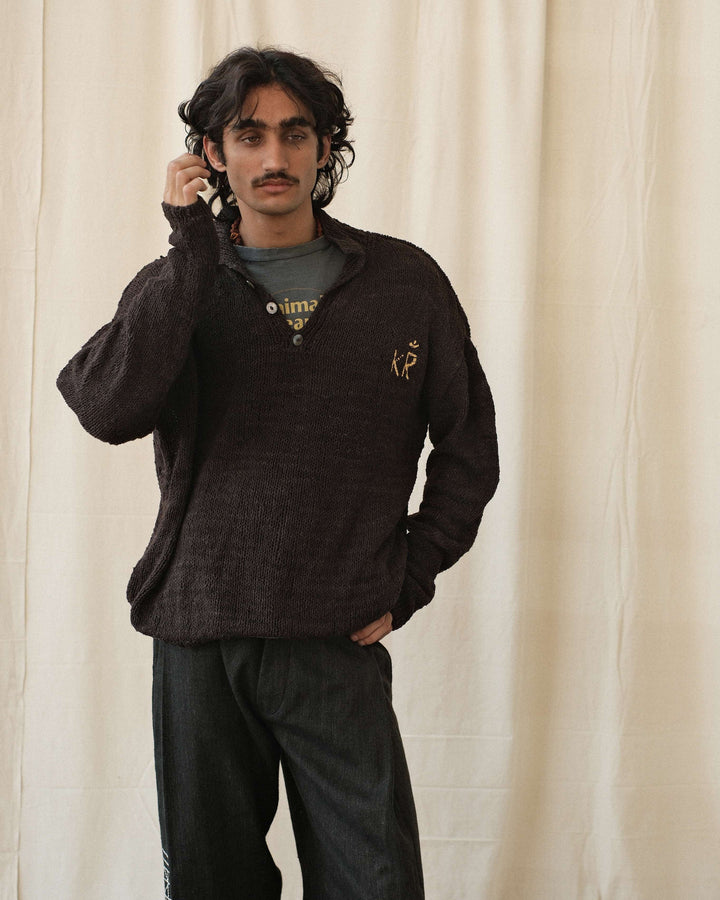 ERI SILK KNIT POLO