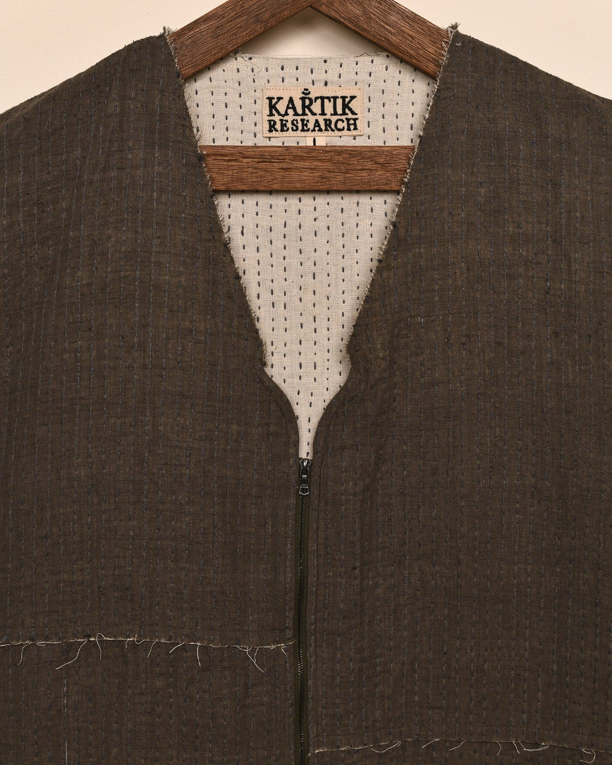 ZIP KANTHA VEST