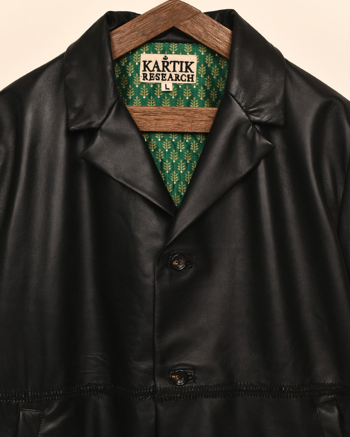 RABARI LEATHER BLAZER