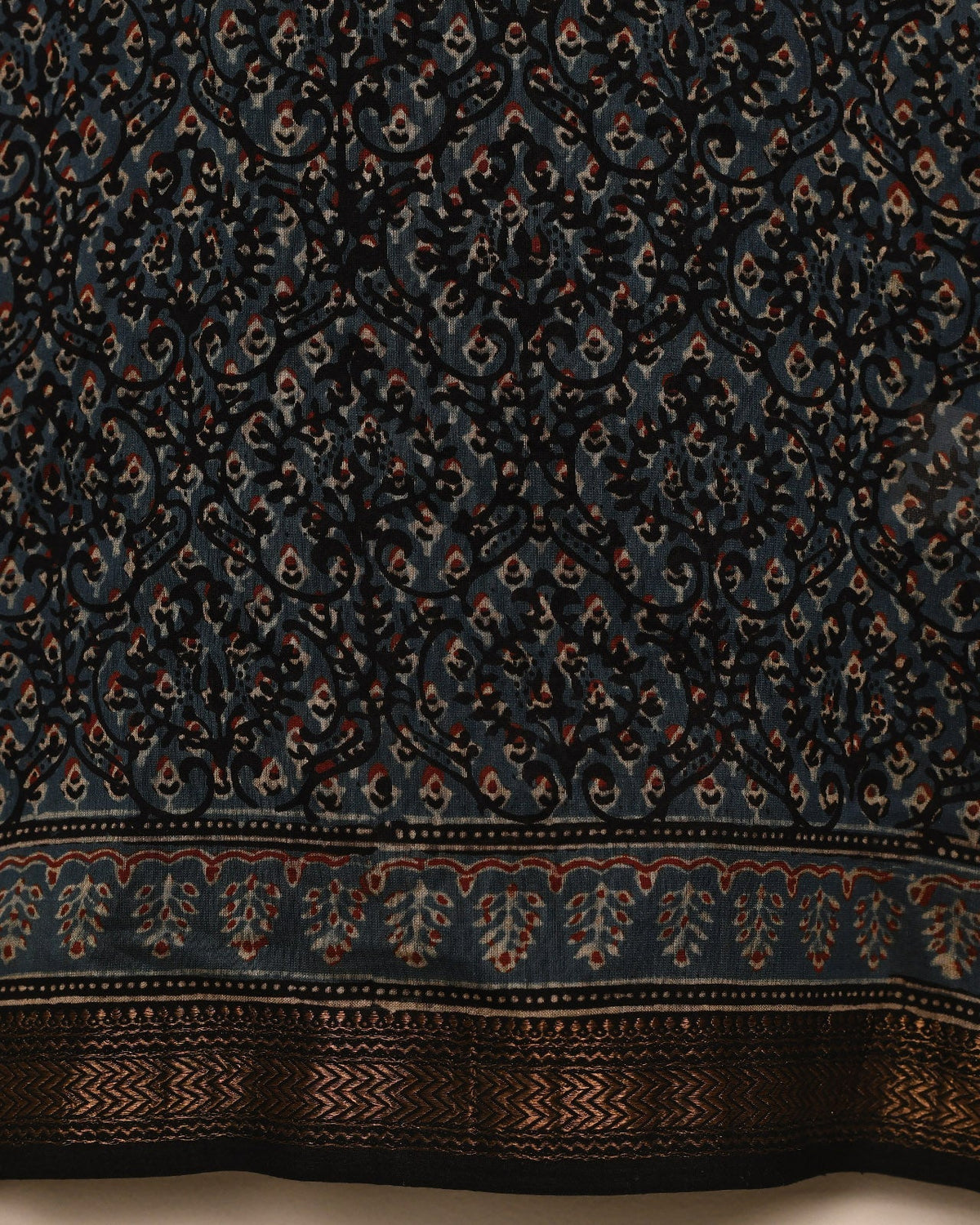 SILK BLOCK PRINT SHIRT