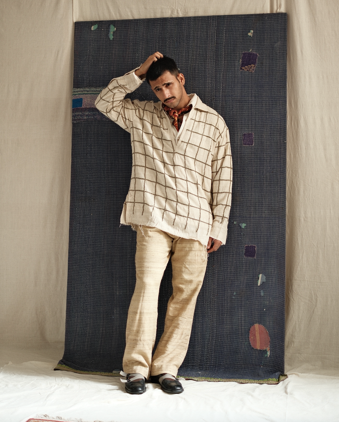 WAVY KANTHA RUGBY SHIRT