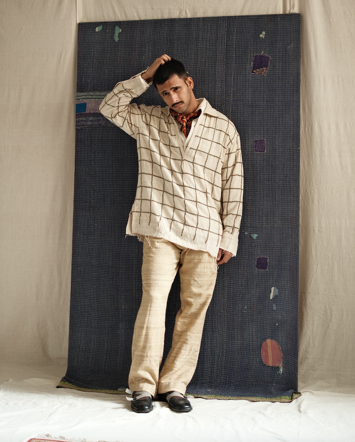 WAVY KANTHA RUGBY SHIRT