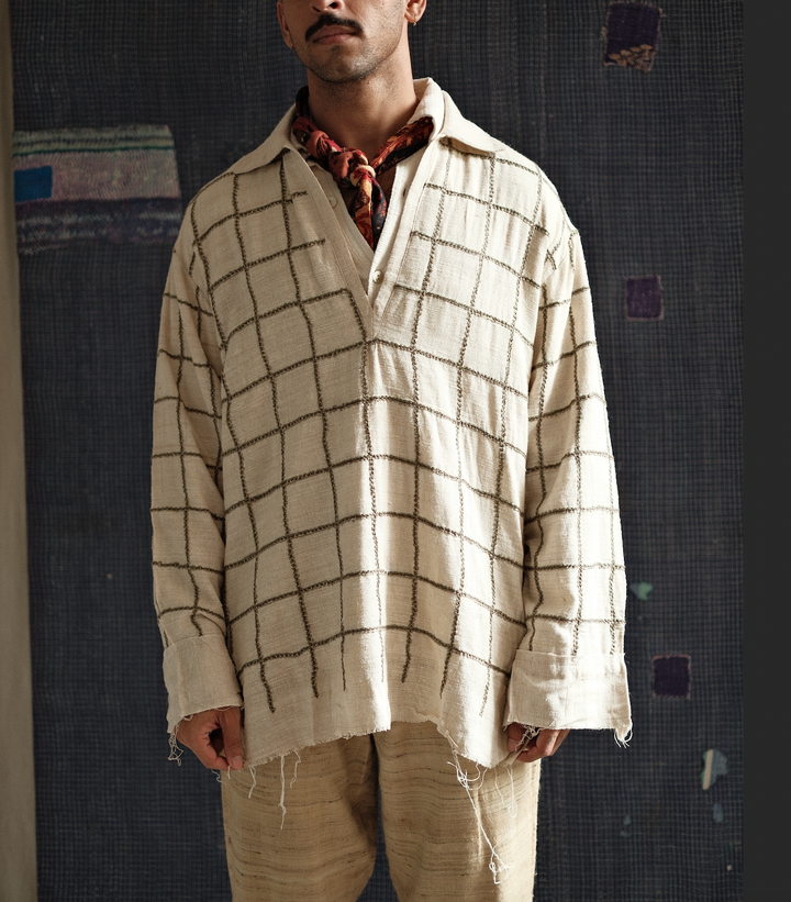 WAVY KANTHA RUGBY SHIRT